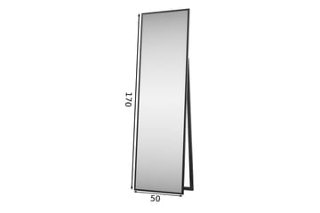 Golvspegel Nanase Glas - Svart - Inredning - Spegel - Golvspegel