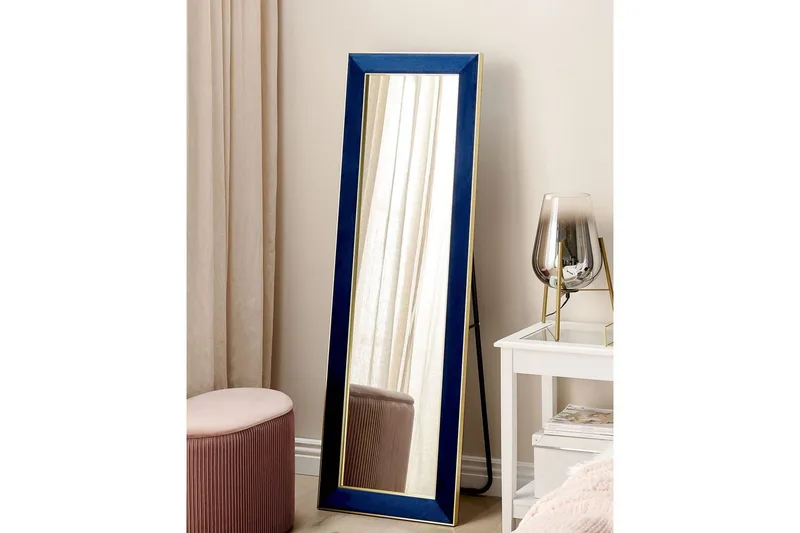 Golvspegel Lautrec Blå/guld - Blå/guld - Inredning - Spegel - Golvspegel
