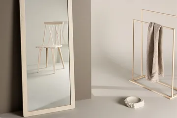 Memphis Golvspegel 60x193 cm - Vit - Inredning - Spegel - Golvspegel