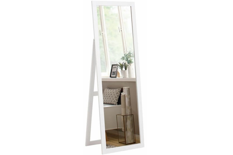 Spegel Akaja 60 cm - Vit|Brun - Inredning - Spegel - Golvspegel
