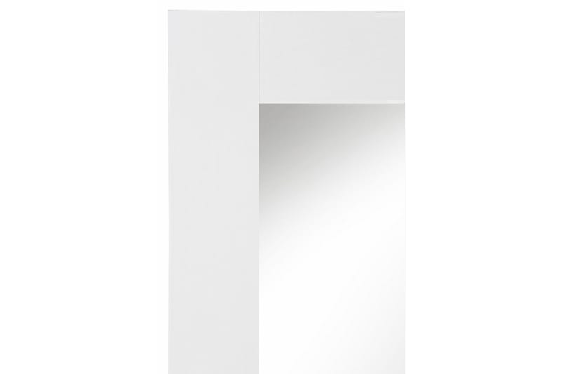 Spegel Akaja 60 cm - Vit|Brun - Golvspegel - Helkroppsspegel