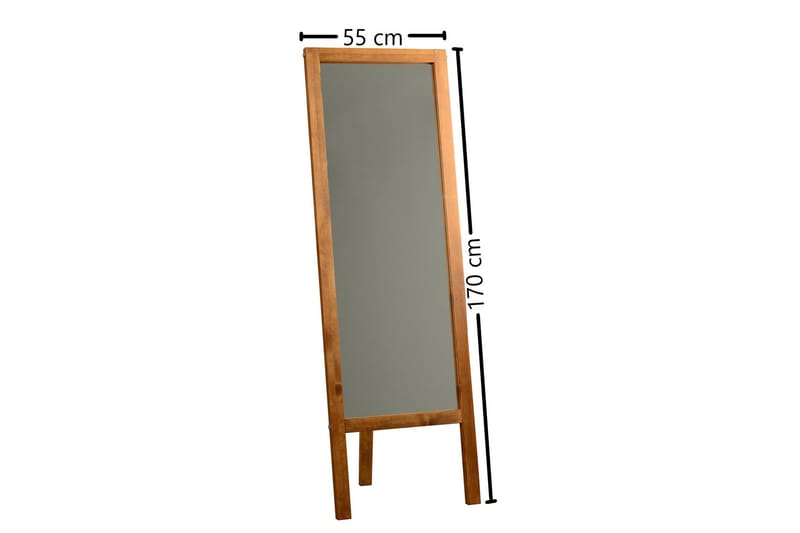 Spegel Tabious 55 cm - Valnöt - Golvspegel - Helkroppsspegel