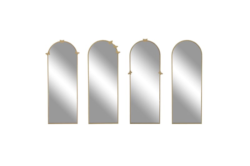 Spegel Pyre Fjärilar Mitten - Guld - Inredning - Spegel - Golvspegel