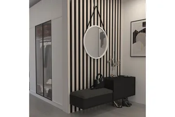 Grace Vägghängd Spegel Rund 60 cm - Svart - Inredning - Spegel - Hallspegel