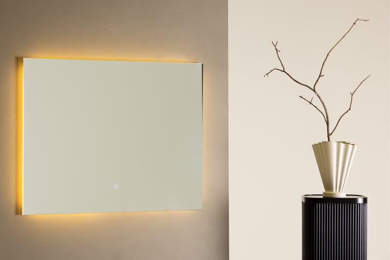 Bridgeport Vägghängd Spegel 70x90 cm Silver - Venture Home - Inredning - Spegel - Hallspegel