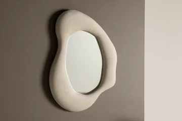 Louisville Vägghängd Spegel 49x70 cm - Beige - Inredning - Spegel - Hallspegel