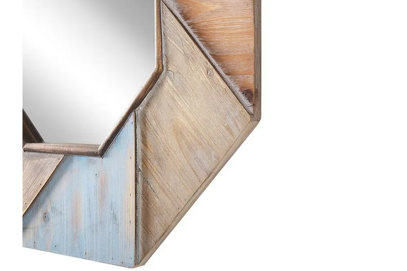 Mirio Spegel 77x77 cm - Mörkt Trä - Inredning - Spegel - Hallspegel