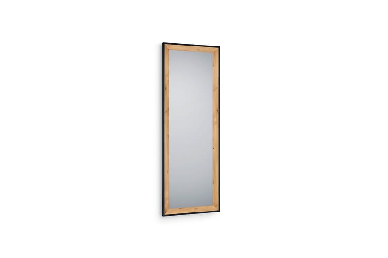 Spegel Branda 50x150 cm Ek/Svart - Ek/Svart - Inredning - Spegel - Hallspegel