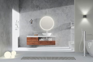 Spegel Franzi med LED-belysning Ø60 cm - Mirrors and more - Inredning - Spegel - Hallspegel