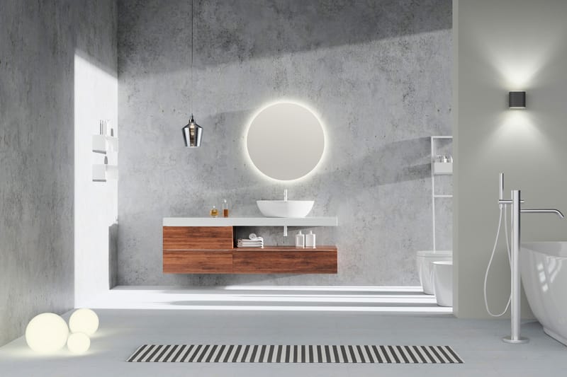 Spegel Franzi med LED-belysning Ø60 cm - Mirrors and more - Inredning - Spegel - Hallspegel