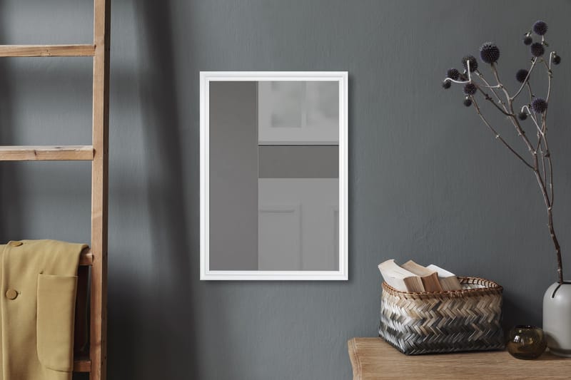 Spegel Frieda 50x70 cm Vit - Vit - Inredning - Spegel - Hallspegel