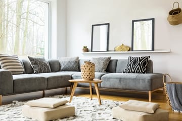 Spegel Kim 48x68 cm Antracit - Antracit - Inredning - Spegel - Hallspegel