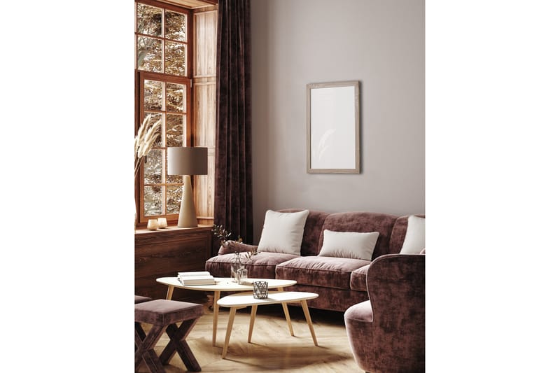 Spegel Kim 48x68 cm Trä - Trä - Inredning - Spegel - Hallspegel