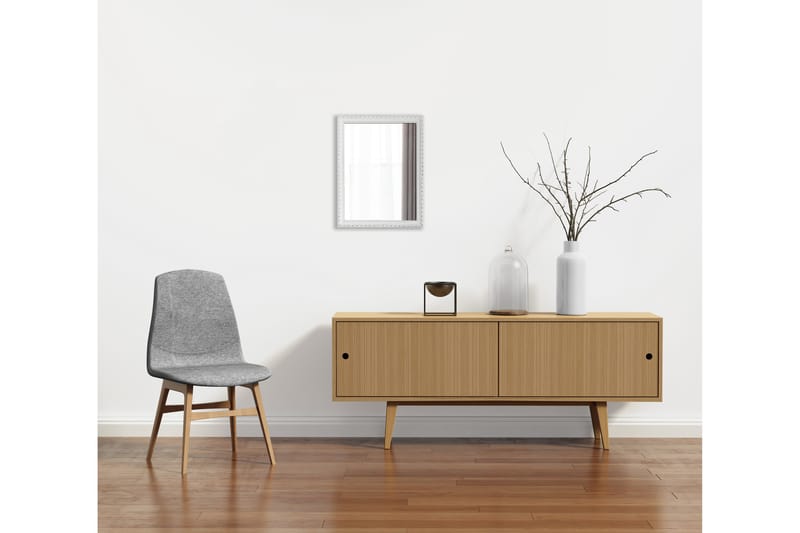 Spegel Lola 34x45 cm Vit - Vit - Inredning - Spegel - Hallspegel
