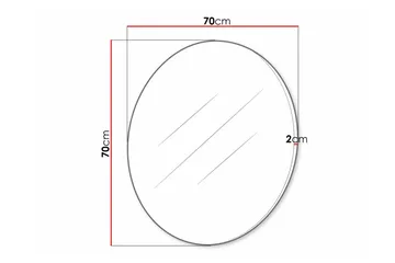 Staffin Vägghängd Spegel - Svart - Inredning - Spegel - Hallspegel