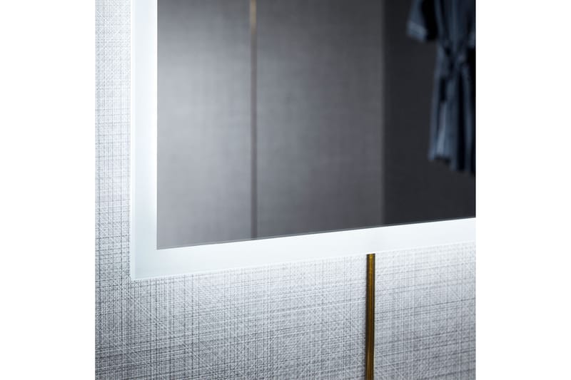 Stor spegel med Belysning och anti-fog-funktion 80x140cm Sil - Lyfco - Inredning - Spegel - Hallspegel