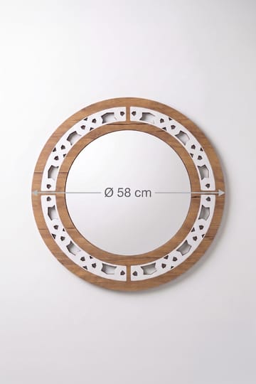 Zayra Väggspegel Rund 58 cm - Inredning - Spegel - Hallspegel