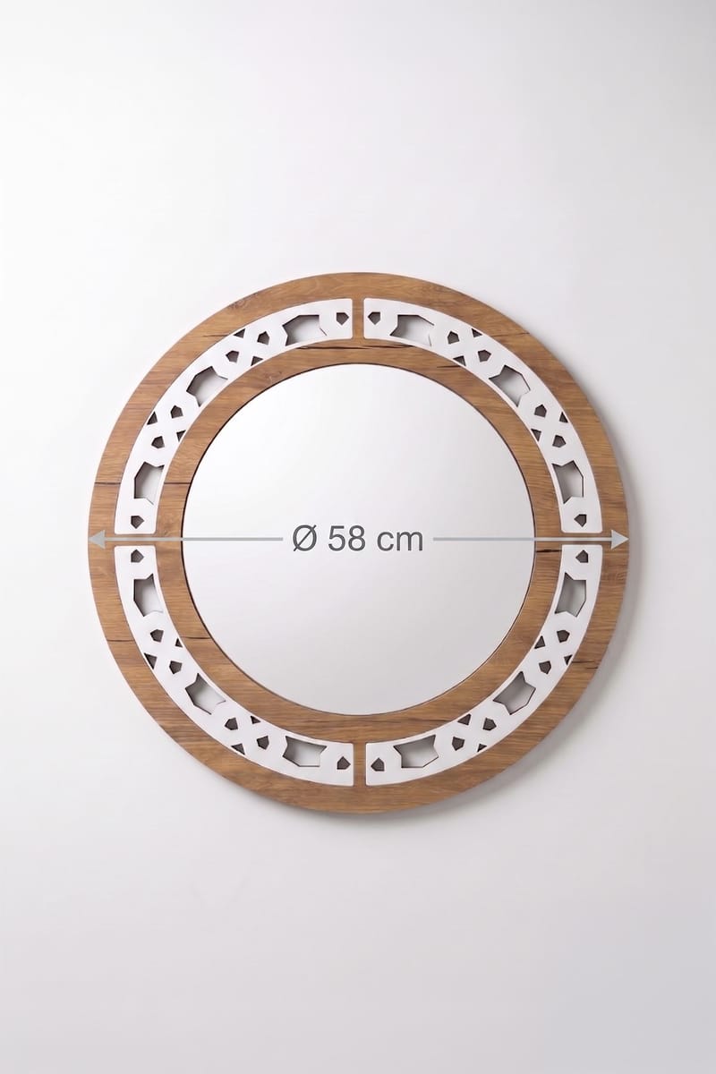 Zayra Väggspegel Rund 58 cm - Inredning - Spegel - Hallspegel