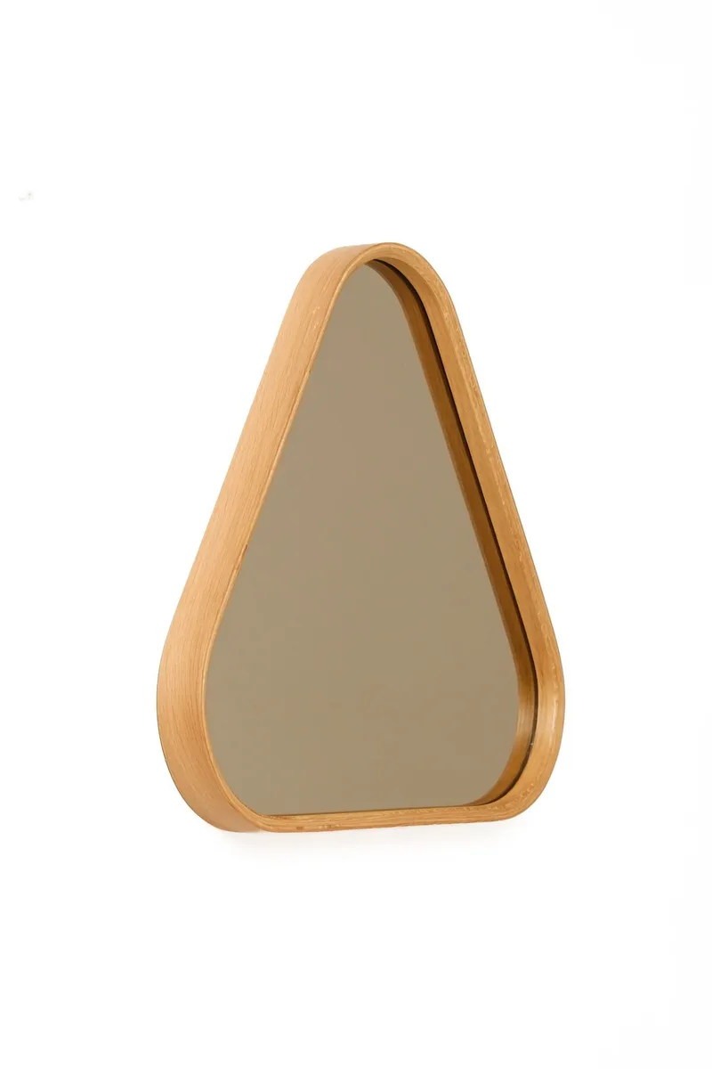 Invald Dekorativ spegel 45x45x4 cm - Ek - Inredning - Spegel - Hallspegel