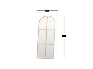 Kavor Golvspegel 70x180 cm - Guld - Inredning - Spegel - Golvspegel