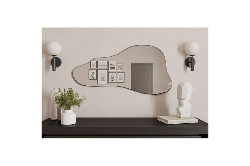 Kelon Vägghängd Spegel 60 cm - Svart - Inredning - Spegel - Hallspegel