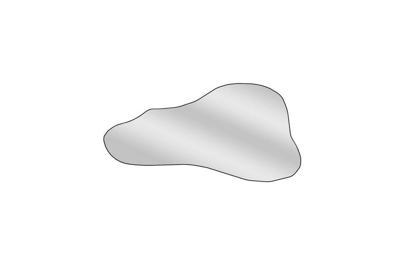 Kelon Vägghängd Spegel 60 cm - Svart - Inredning - Spegel - Hallspegel