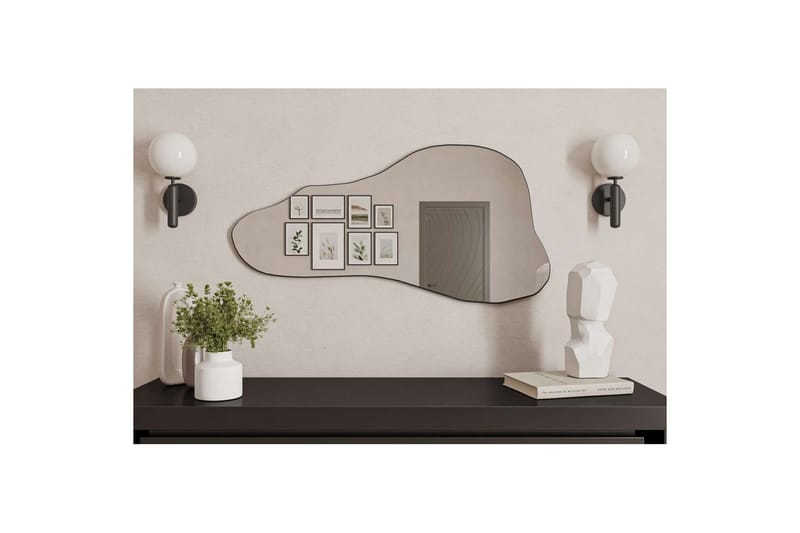 Kelon Vägghängd Spegel 60 cm - Svart - Inredning - Spegel - Hallspegel