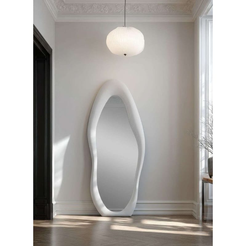 Kuro Golvspegel 70x165 cm - Krämvit - Inredning - Spegel - Golvspegel