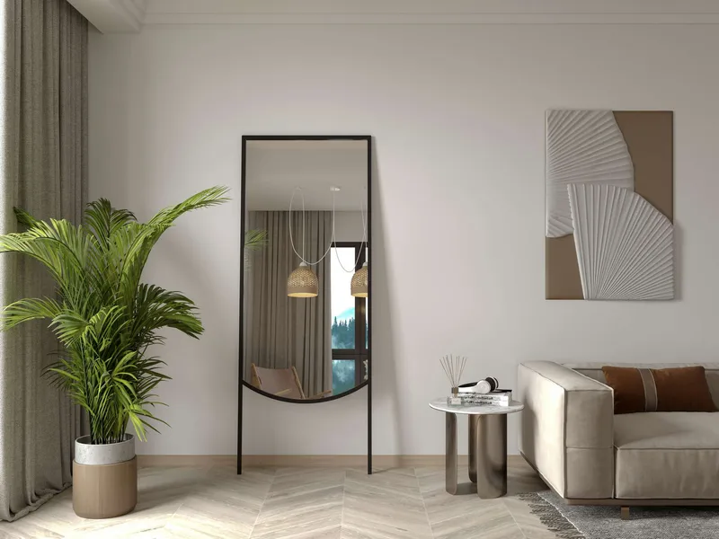 Linor Golvspegel 70x180 cm - Svart - Inredning - Spegel - Golvspegel