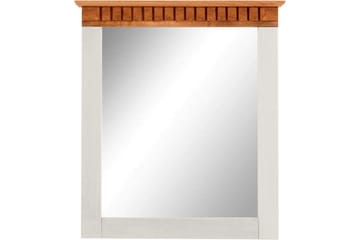 Lisa Vägghängd Spegel Rectangulär 60x70 cm - Vit - Inredning - Spegel - Hallspegel