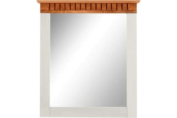 Lisa Vägghängd Spegel Rectangulär 60x70 cm - Vit - Inredning - Spegel - Hallspegel