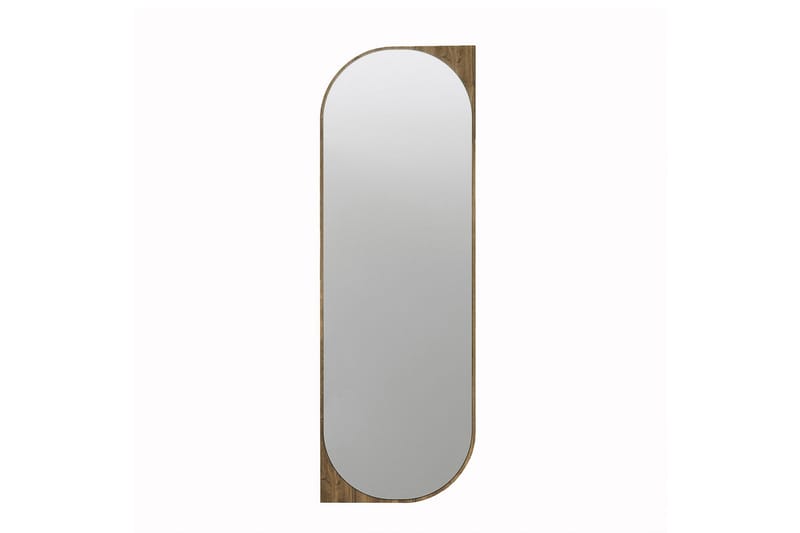 Livi Vägghängd Spegel Oval 52 cm, Brun