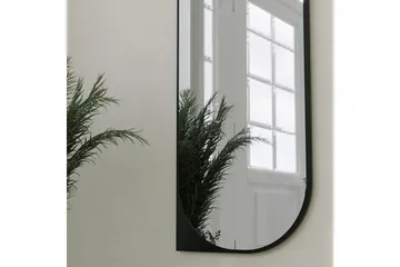 Livi Vägghängd Spegel Oval 52 cm - Svart - Inredning - Spegel - Hallspegel