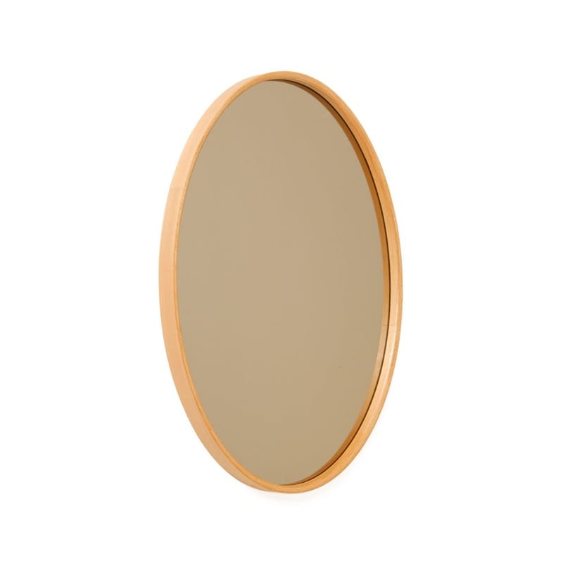 Lorys Vägghängd Spegel Oval 45 cm - Brun - Inredning - Spegel - Hallspegel