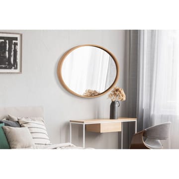 Lorys Vägghängd Spegel Oval 45 cm - Brun - Inredning - Spegel - Hallspegel