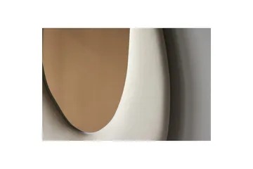 Louiseville Glaspanel - Beige - Inredning - Spegel - Hallspegel