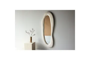 Louiseville Glaspanel - Beige - Inredning - Spegel - Hallspegel