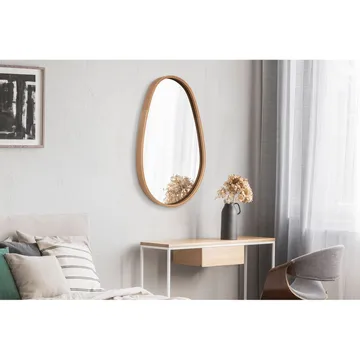 Mirrel Vägghängd Spegel 45 cm - Brun - Inredning - Spegel - Hallspegel