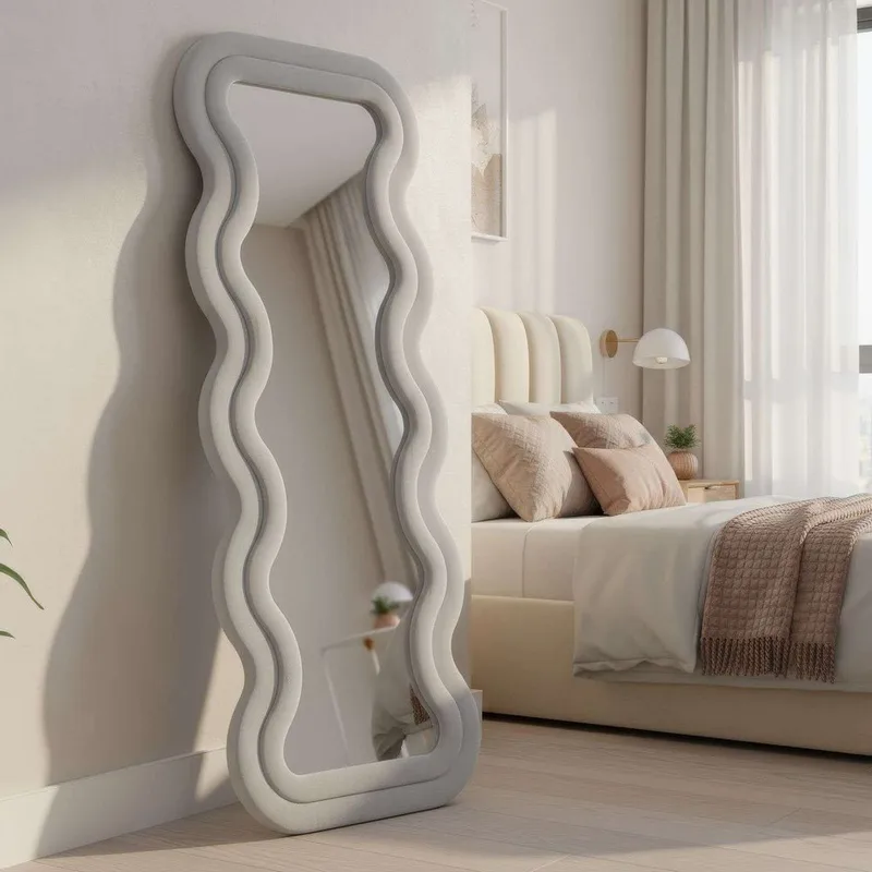 Muli Golvspegel 65x170 cm - Krämvit - Inredning - Spegel - Golvspegel