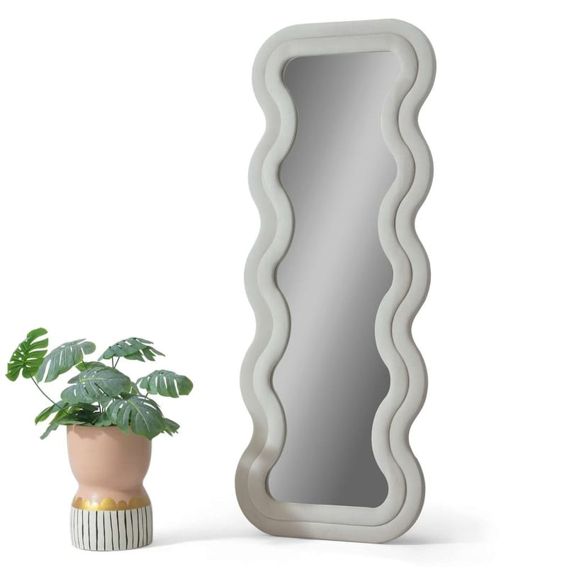 Muli Golvspegel 65x170 cm - Krämvit - Inredning - Spegel - Golvspegel