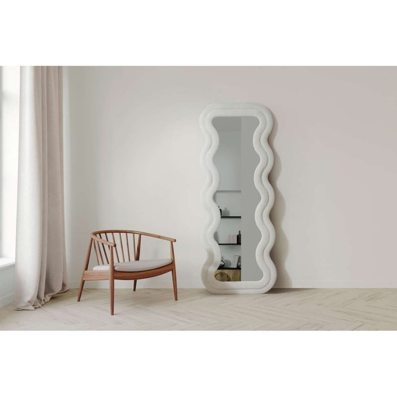 Muli Golvspegel 65x170 cm - Krämvit - Inredning - Spegel - Golvspegel