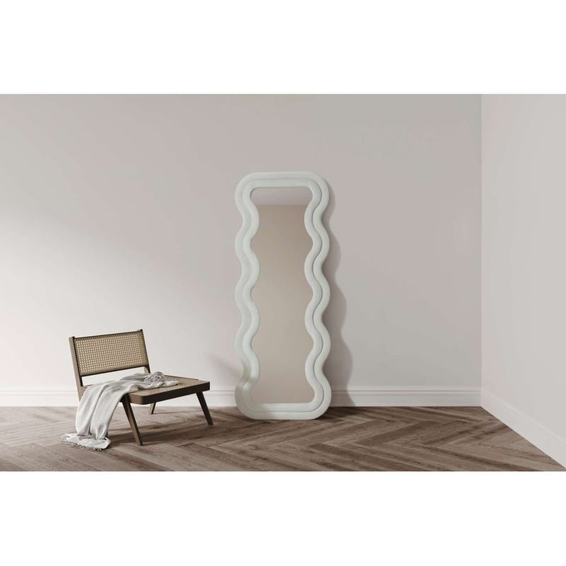 Muli Golvspegel 65x170 cm - Krämvit - Inredning - Spegel - Golvspegel