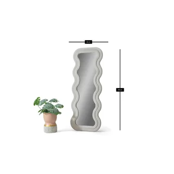 Muli Golvspegel 65x170 cm - Krämvit - Inredning - Spegel - Golvspegel