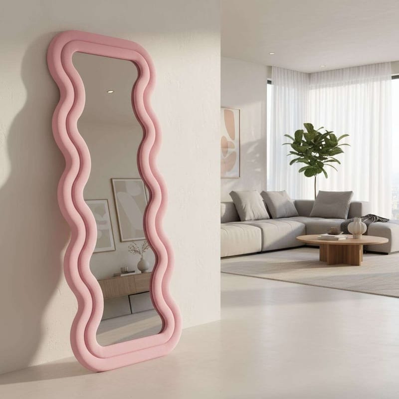 Muli Golvspegel 65x170 cm - Rosa - Inredning - Spegel - Golvspegel