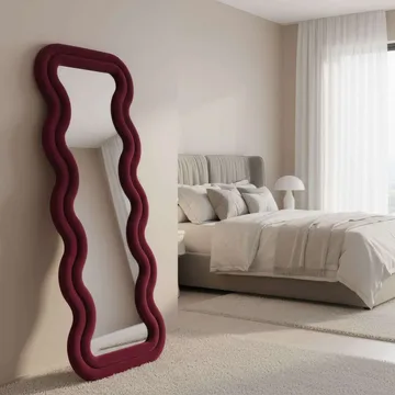 Muli Golvspegel 65x170 cm - Vinröd - Inredning - Spegel - Golvspegel