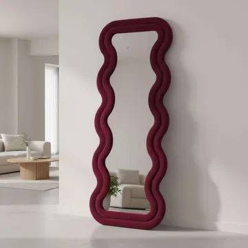 Muli Golvspegel 65x170 cm - Vinröd - Inredning - Spegel - Golvspegel