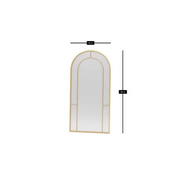 Navricon Golvspegel 90x180 cm - Guld - Inredning - Spegel - Golvspegel