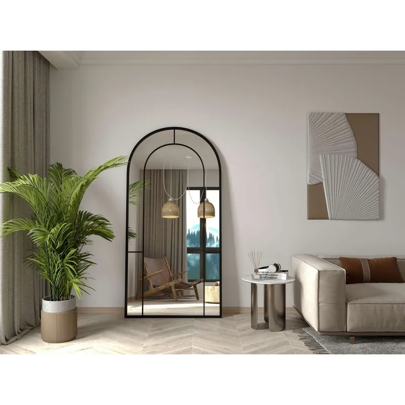Navricon Golvspegel 90x180 cm - Svart - Inredning - Spegel - Golvspegel