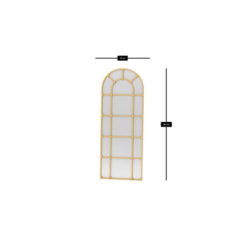 Omari Golvspegel 70x180 cm - Guld - Inredning - Spegel - Golvspegel