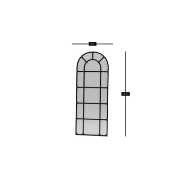 Omari Golvspegel 70x180 cm - Svart - Inredning - Spegel - Golvspegel